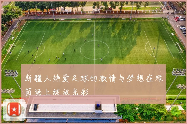新疆人热爱足球的激情与梦想在绿茵场上绽放光彩